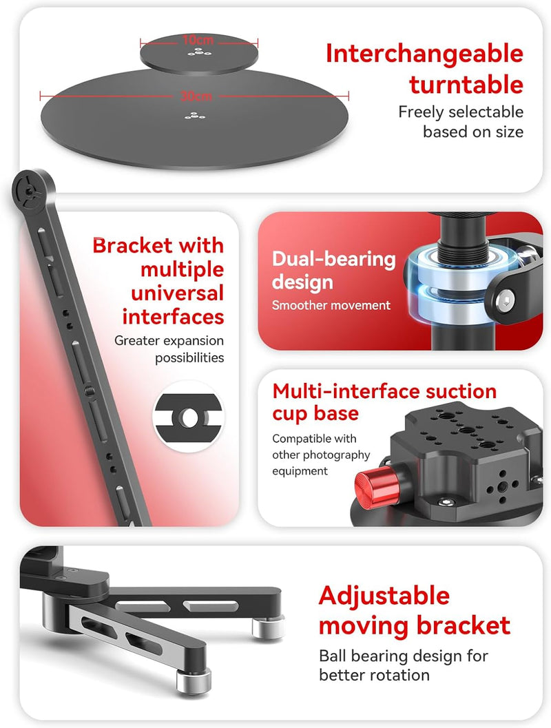 Cámara giratoria de 360 grados: Spinner de mesa