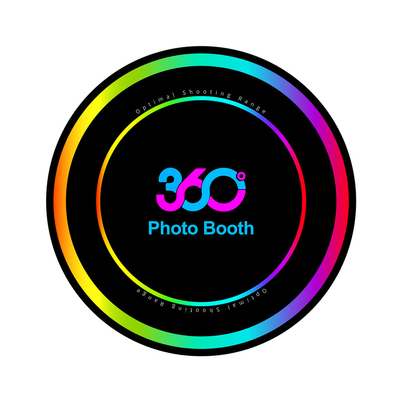 Autocollant avec logo personnalisé - Accessoires pour photomaton 360