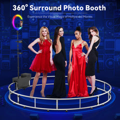 Large Circular Track 360 Photo Booth