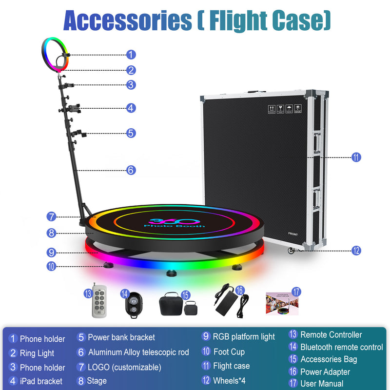 360 Photo Booth - PBM3 - Singl  Light Box